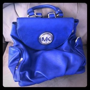 Royal Blue MK backpack